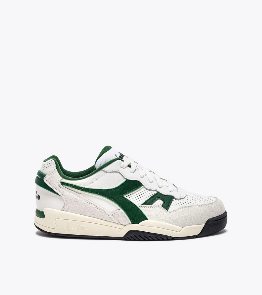 DIADORA WINNER SUEDE WIT GROEN